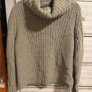 Banana Republic Olive Cowl Neck Sweater